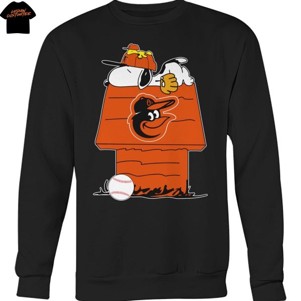 2025 Baltimore Orioles x Snoopy Unisex T-Shirt