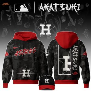 2025 Houston Astros x Akatsuki Hoodie – Black
