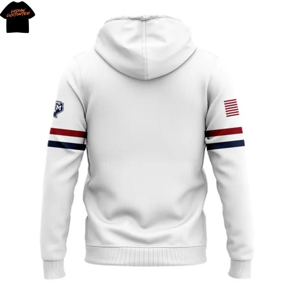 2025 Texas A&M Aggies Military Appreciation Day Hoodie – White