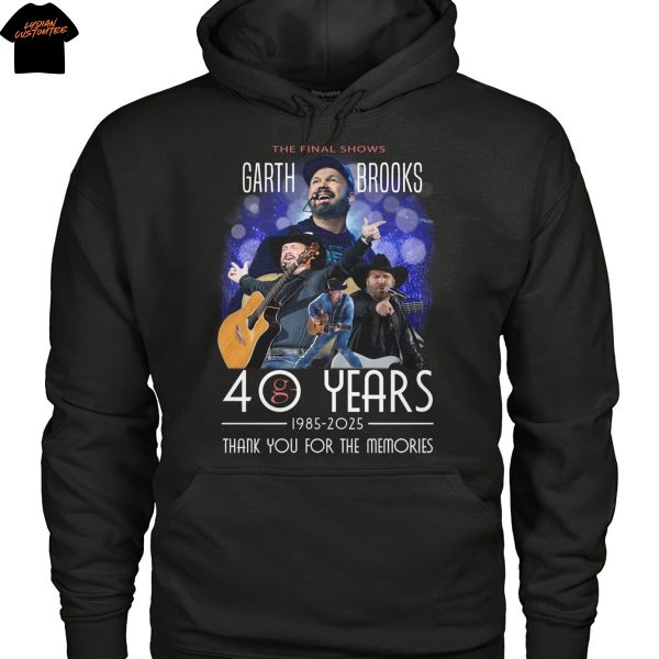 Garth Brooks The Final Shows 40 Years 1985-2025 Thank You For The Memories Unisex T-Shirt