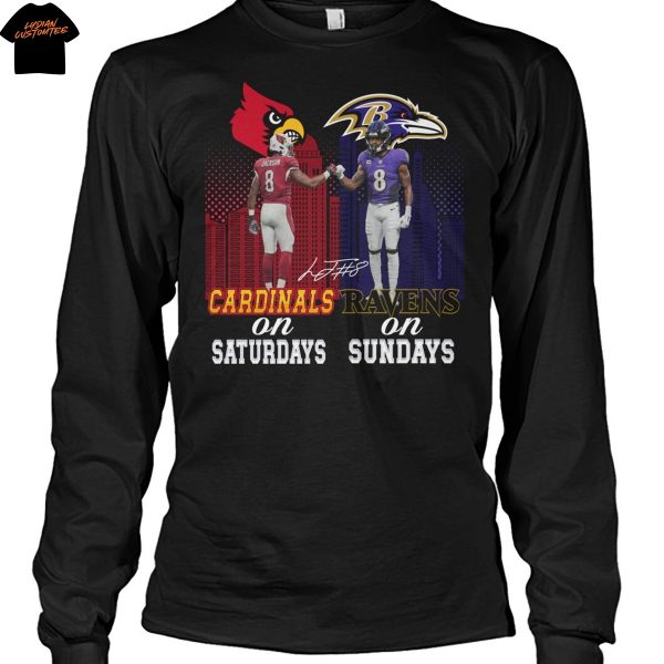 Louisville Cardinals x Baltimore Ravens Signature Unisex T-Shirt