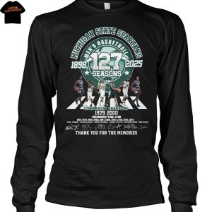 Michigan State Spartans 127 Seasons 1898-2025 Signature Thank You For The Memories Unisex T-Shirt