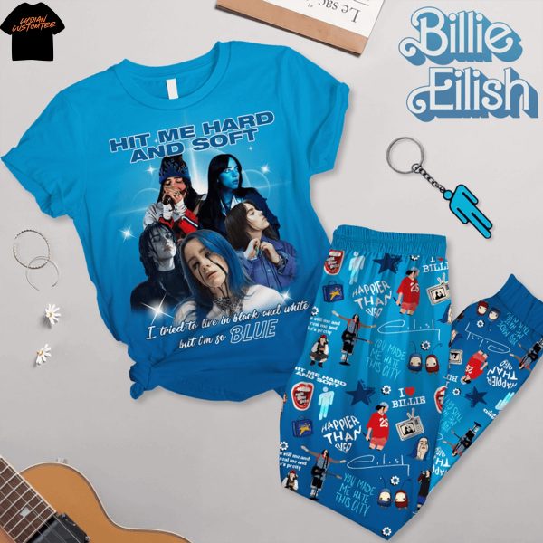 Billie Eilish Hit Me Hard And Soft Pajamas Set
