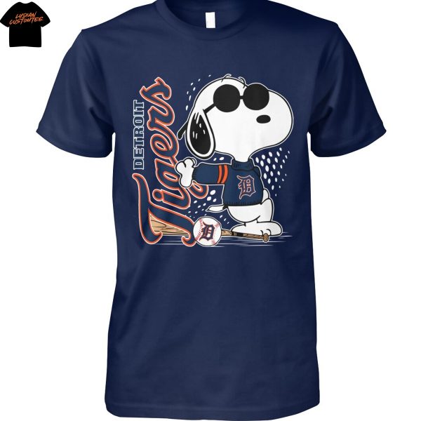 Detroit Tigers Snoopy 2025 Unisex T-Shirt