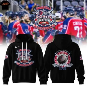 Evansville Thunderbolts 2025 SPHL Champions Leacy Hoodie