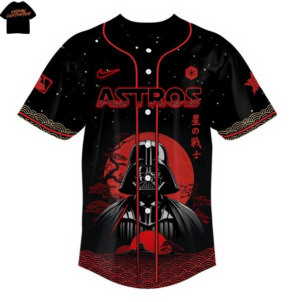 Houston Astros x Star Wars Night Game Baseball Jersey