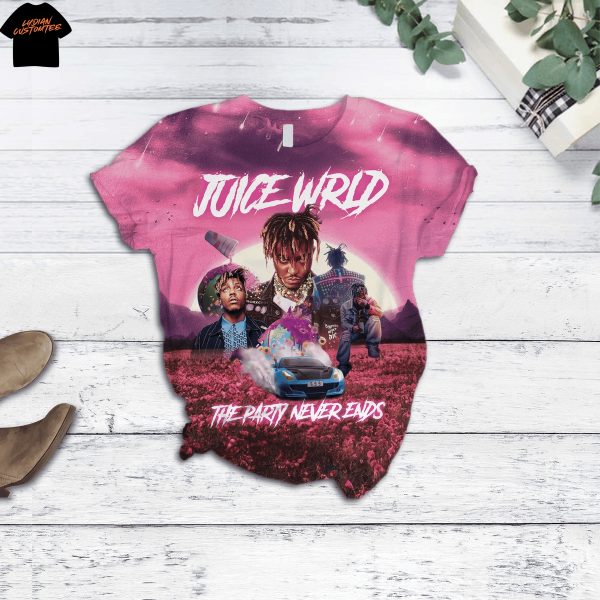 Juice Wrld The Party Never Ends Pajamas Set
