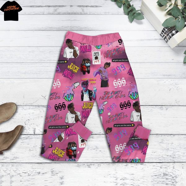 Juice Wrld The Party Never Ends Pajamas Set