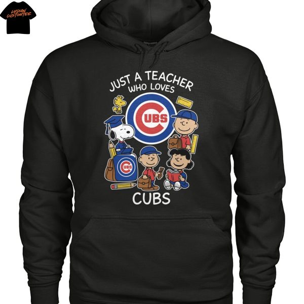 Just A Teacher Who Loves Chicago Cubs x Peanuts Unisex T-Shirt