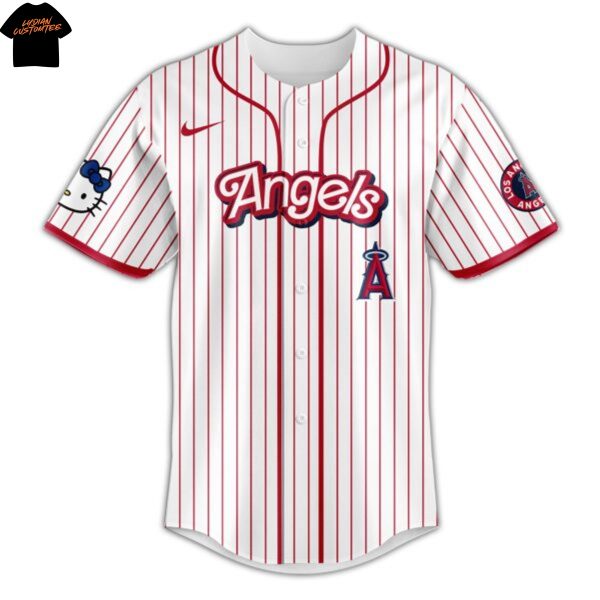 Los Angeles Angels MLB Kitty Night Baseball Jersey