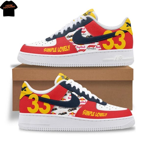 Max Verstappen Simple Lovely 33 Air Force Shoes