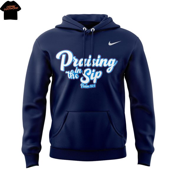 Ole Miss Rebels Baseball Praising In The Sip Hoodie – Blue