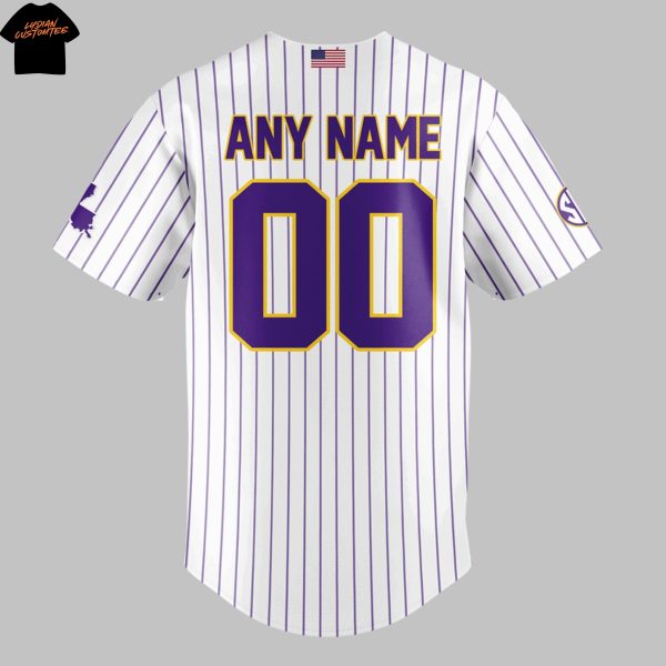 Personalized LSU Tigers 2025 Baseball Jersey