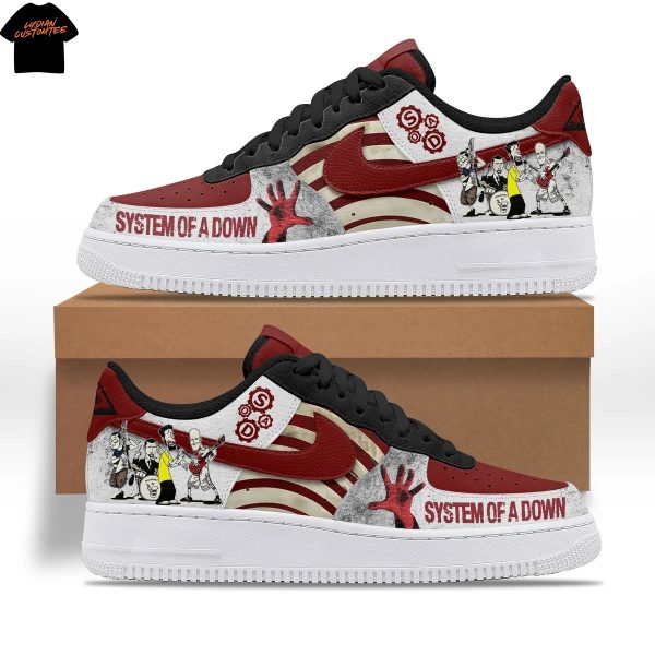 System Of A Down Air Force Shoes