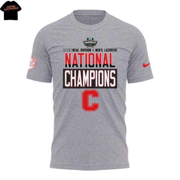 2025 National Champions Division I Mens Lacrosse Cornell Big Red 3D T-Shirt