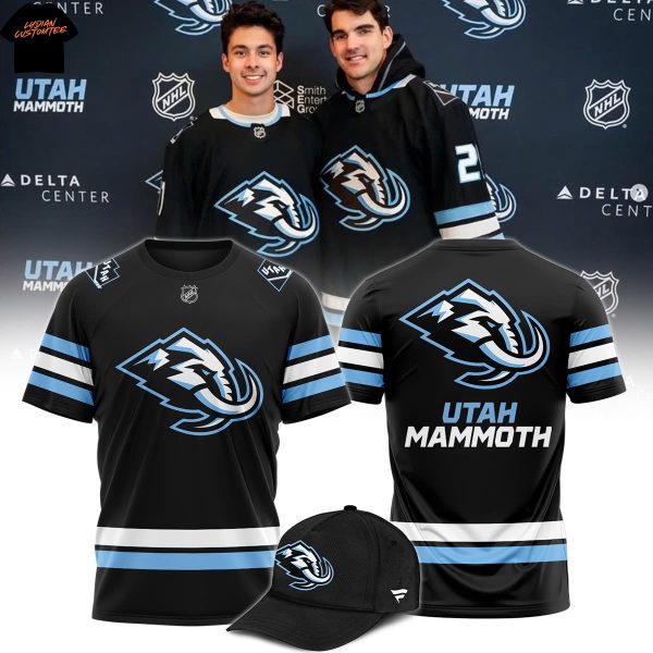 2025 Utah Mammoth Black 3D T-Shirt