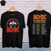 AC DC Pwr Up North American Tour 2025 3D T-Shirt