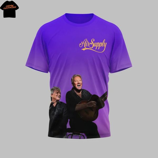 Air Supply 50th Anniversary Celebration Signature 3D T-Shirt