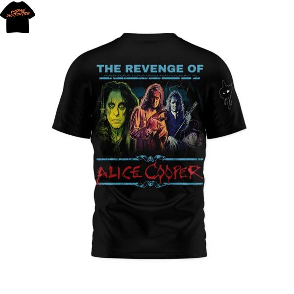 Alice Cooper Too Close For Comfort 3D T-Shirt