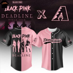 Arizona Diamondbacks x Blackpink Deadline World Tour Baseball Jersey