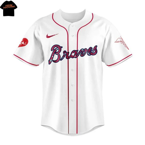 Atlanta Braves Nurses It A World Of Heart Baseball Jersey