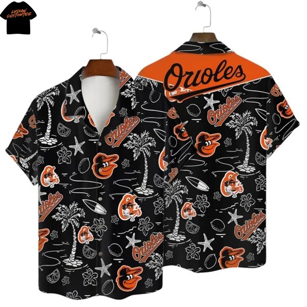 Baltimore Orioles Summer Coconut Hawaiian Shirt