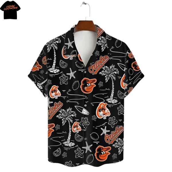 Baltimore Orioles Summer Coconut Hawaiian Shirt
