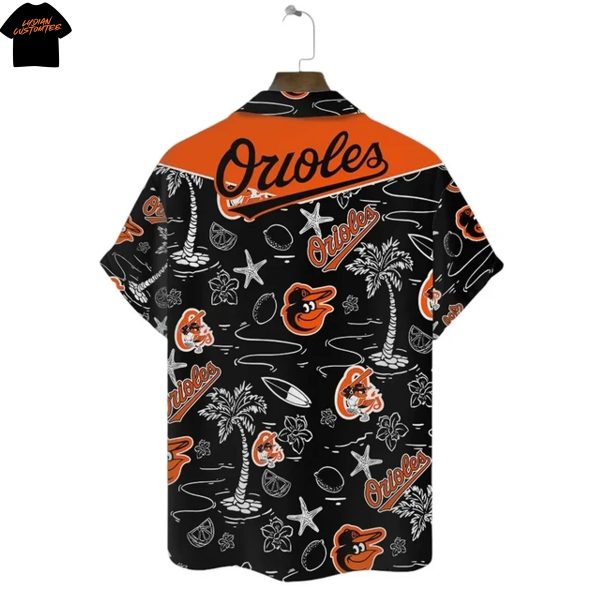 Baltimore Orioles Summer Coconut Hawaiian Shirt