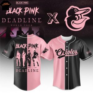 Baltimore Orioles x Blackpink Deadline World Tour Baseball Jersey