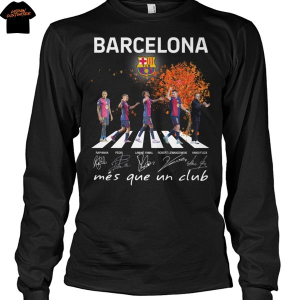Barcelona Signature Mes Que Un Club Unisex T-Shirt