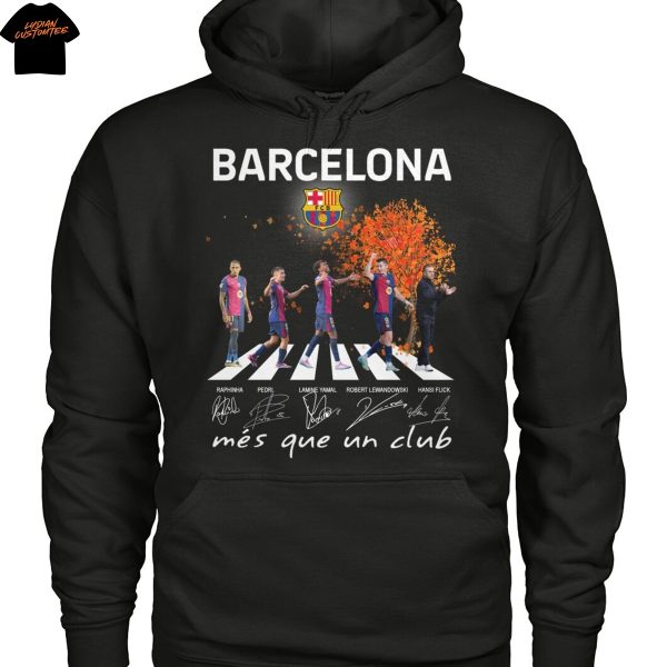 Barcelona Signature Mes Que Un Club Unisex T-Shirt