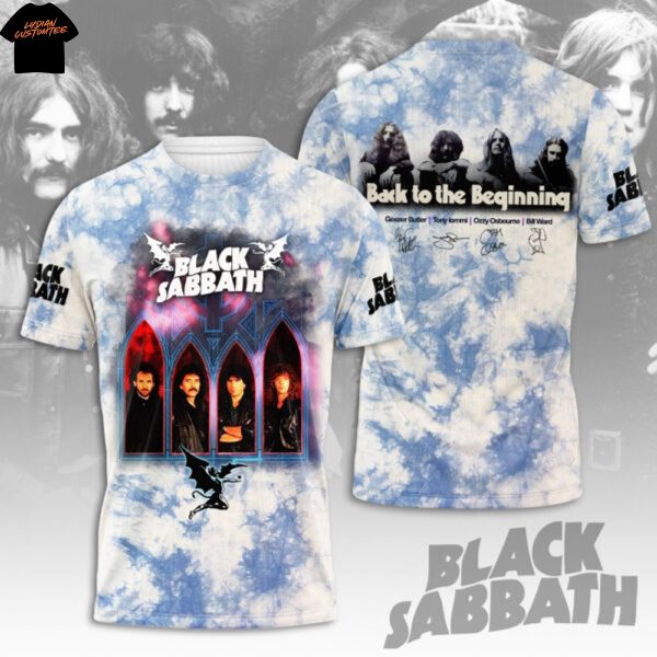 Black Sabbath Back To The Beginning Signature 3D T-Shirt