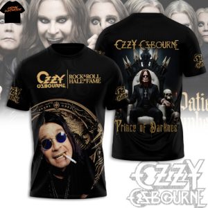 Black Sabbath x Ozzy Osbourne Prince Of Darkness 3D T-Shirt