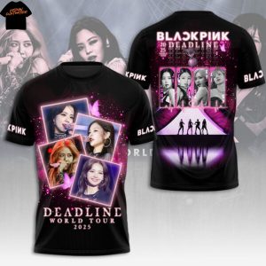 Blackpink World Tour 2025 Deadline 3D T-Shirt
