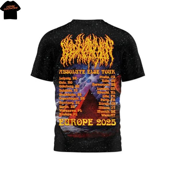 Blood Incantation Absolute Else Tour Europe 2025 3D T-Shirt