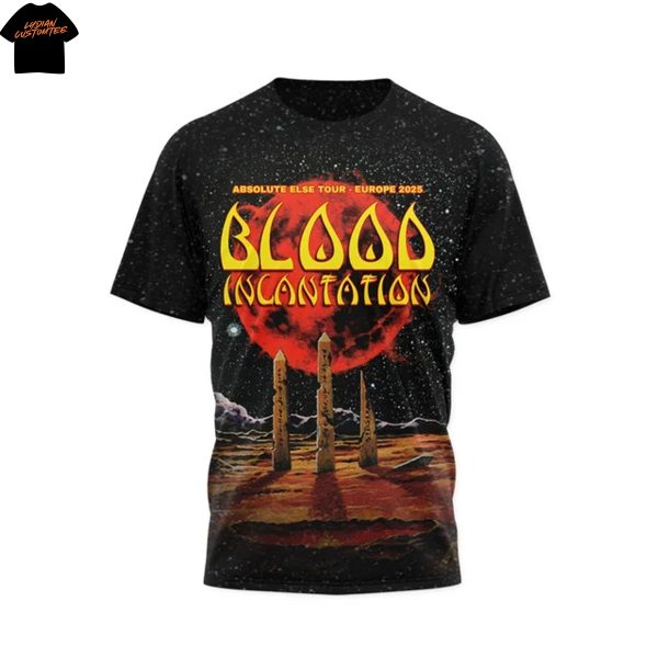 Blood Incantation Absolute Else Tour Europe 2025 3D T-Shirt