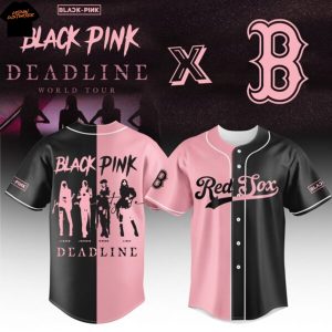 Boston Red Sox x Blackpink Deadline World Tour Baseball Jersey
