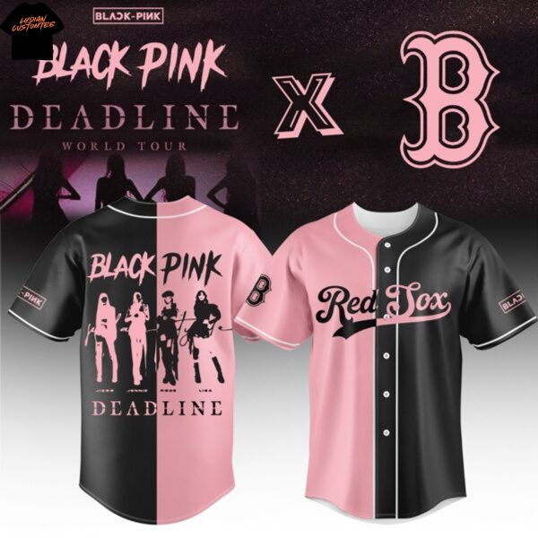 Boston Red Sox x Blackpink Deadline World Tour Baseball Jersey