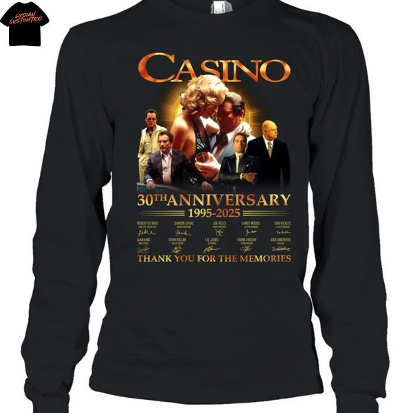 Casino 30th Anniversary 1995-2025 Signature Thank You For The Memories Unisex T-Shirt