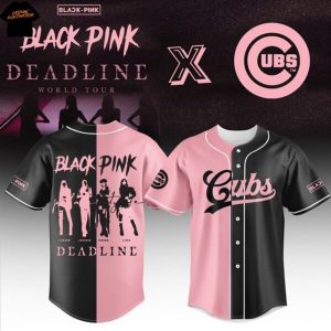 Chicago Cubs x Blackpink Deadline World Tour Baseball Jersey