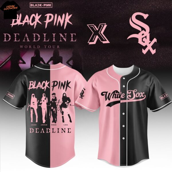 Chicago White Sox x Blackpink Deadline World Tour Baseball Jersey