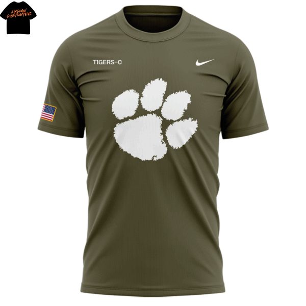 Clemson Tigers Softball Military Appreciation 2025 3D T-Shirt