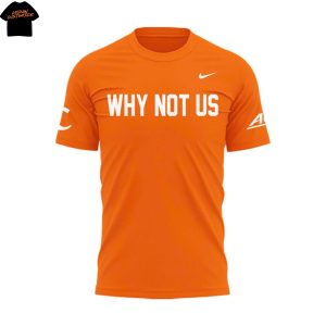 Clemson Tigers Softball Why Not Us 3D T-Shirt – Orange