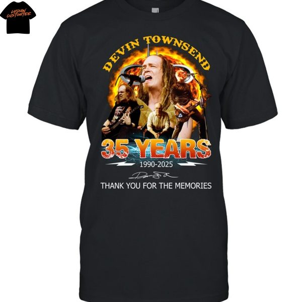 Devin Townsend 35 Years 1990-2025 Signature Thank You For The Memories Unisex T-Shirt