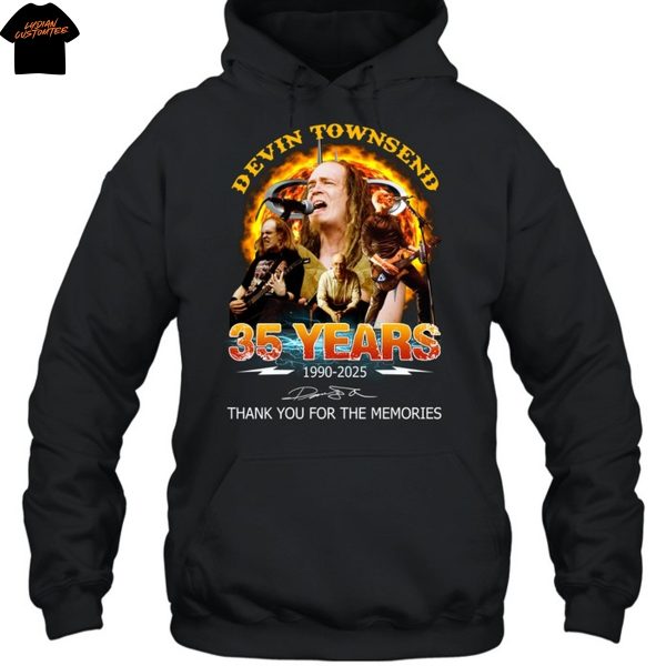 Devin Townsend 35 Years 1990-2025 Signature Thank You For The Memories Unisex T-Shirt