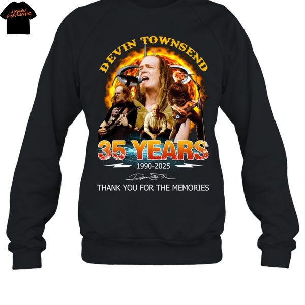 Devin Townsend 35 Years 1990-2025 Signature Thank You For The Memories Unisex T-Shirt