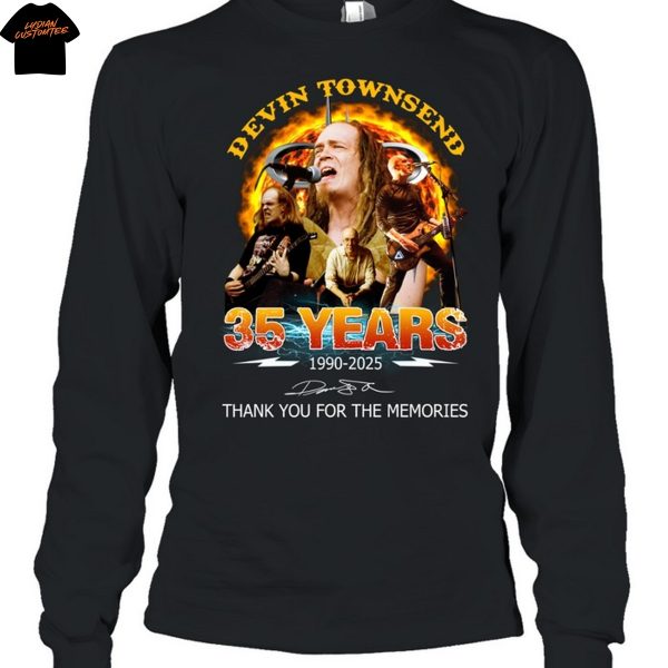 Devin Townsend 35 Years 1990-2025 Signature Thank You For The Memories Unisex T-Shirt