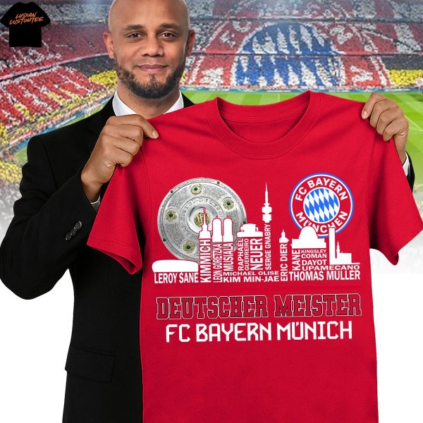 FC Bayern Munchen Deutscher Meister Unisex T-Shirt