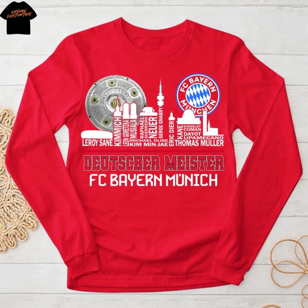 FC Bayern Munchen Deutscher Meister Unisex T-Shirt