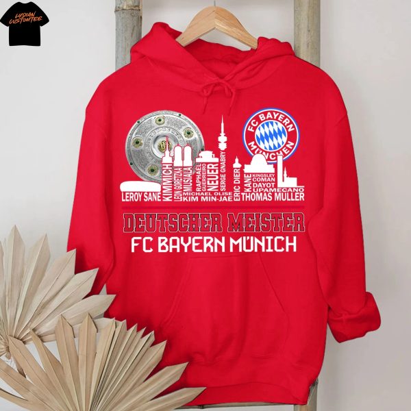 FC Bayern Munchen Deutscher Meister Unisex T-Shirt